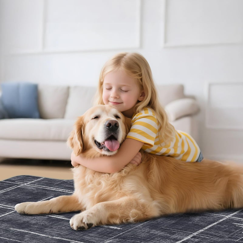 Lreedy Office Chair Mat for Hardwood Floor & Tile Floor,36"X 48" Heavy Duty Desk Chair Mat for Hard Floors, Under Desk Rug for Rolling Computer Chair,Anti Slip,Low Pile Carpet Protector-Convex - Image 4