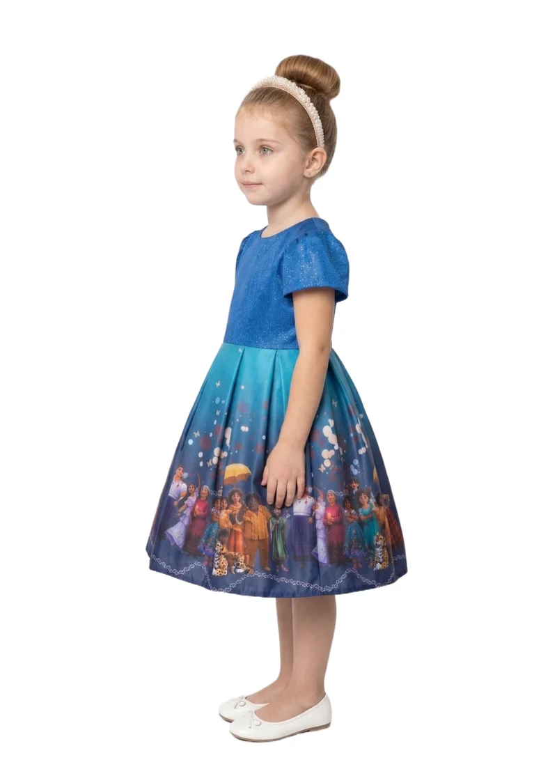 Bidani Pleated Satin Special Occasion Dress