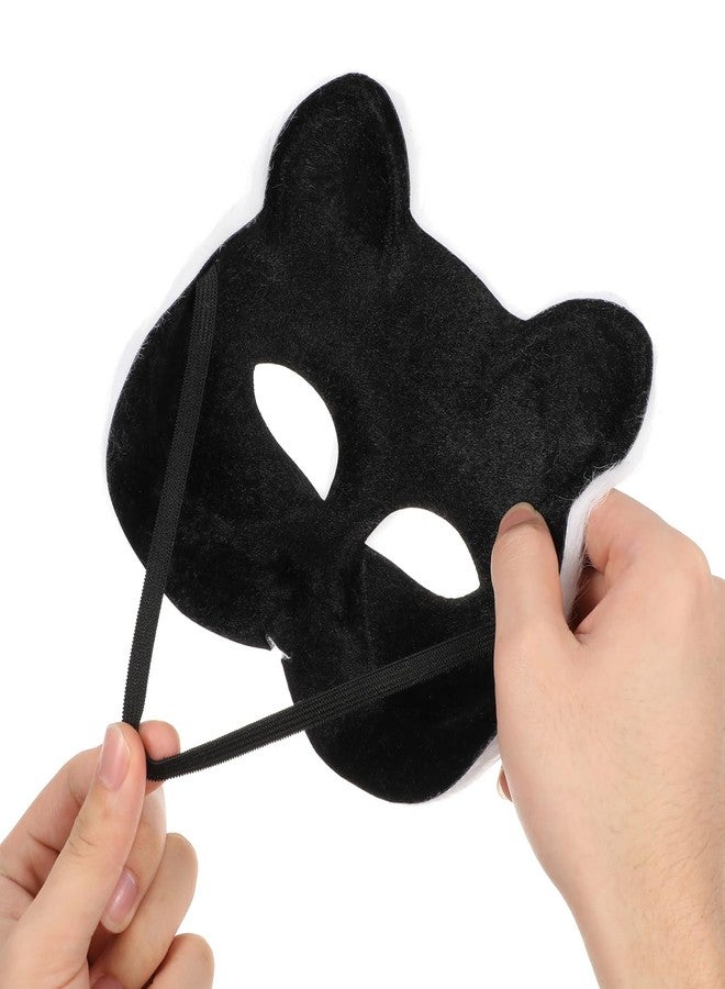 أموسفون قناع ثعلب من Amosfun، قناع قطة فروي، زي تنكري للحيوانات، إكسسوار، دعامات كشك الصور، 6.7 × 6.7 بوصة - Image 5