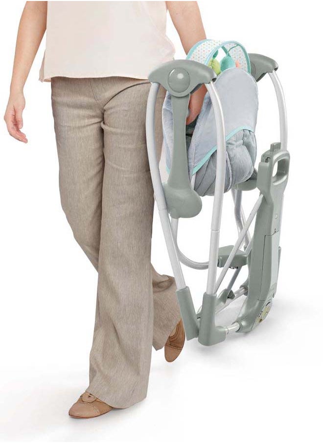 ingenuity - Swing N Go Portable Swing - Hugs And Hoots - Image 1
