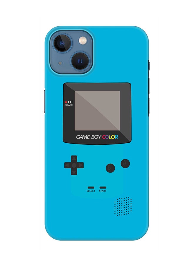 Stylizedd Case for Apple iPhone 14 Plus Case Slim Snap Classic Series Mobile Cover Hard PC Shield Matte Finish Print - Gameboy Color - Blue 