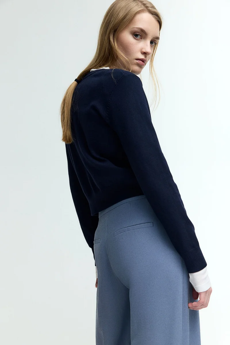 H&M Wide twill trousers