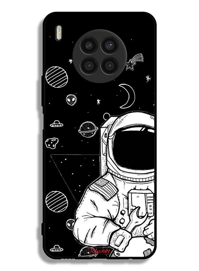 Tolwak Huawei nova 8i Protective Case Cover Astronaut Art - Image 2