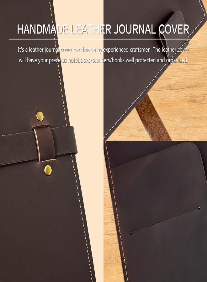 GDCELPA A6 Leather Binder Cover with Card Holder 6 Ring Notebook Cover for Budget Personal Planner Compatible with A6 Binder Paper - Image 5