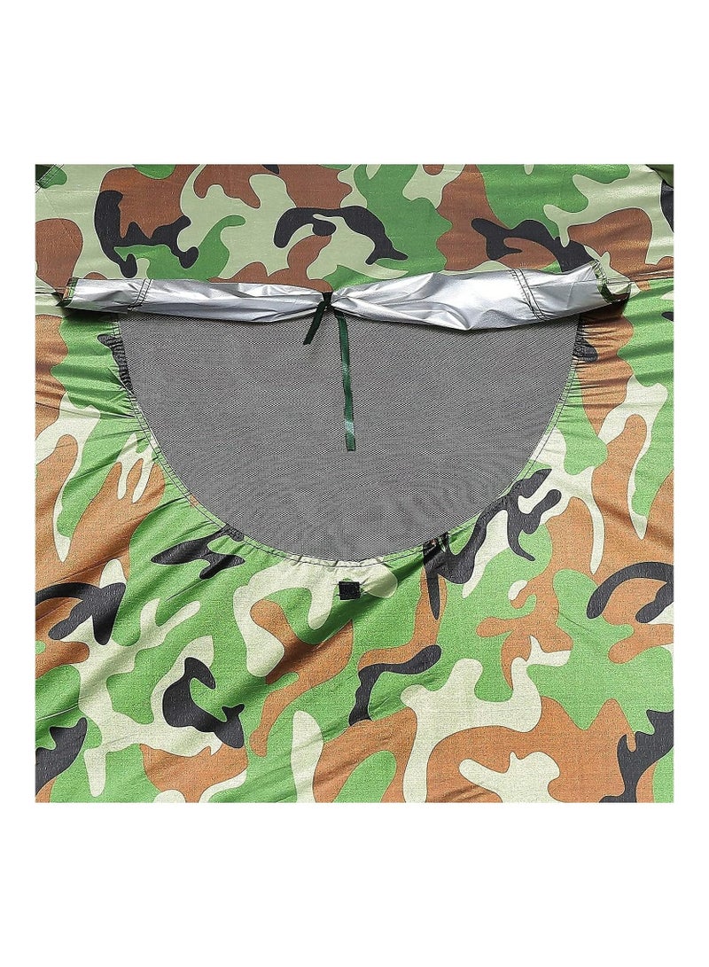 رولستيمي مقاوم للماء يندبروف الأشعة فوق البنفسجية واقية في الهواء الطلق السفر التخييم 2-3 الناس التمويه متعددة الوظائف خيمة واقية من المطر - Image 4