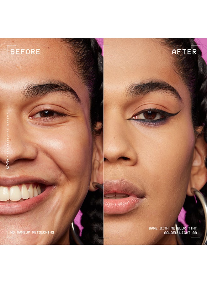 NYX PROFESSIONAL MAKEUP - كريم أساس بير ويذ مي بلور تينت - جولدن لايت - Image 1