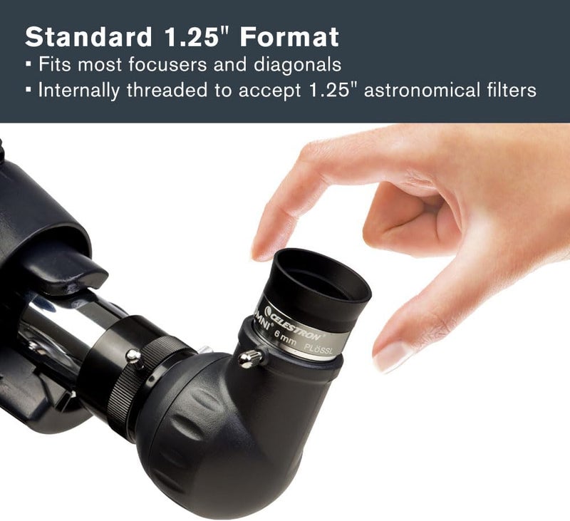 سلسترون عدسة مجهر Celestron 93317 من سلسلة Omni، قطر 1.25 بوصة (6 مم) - Image 4
