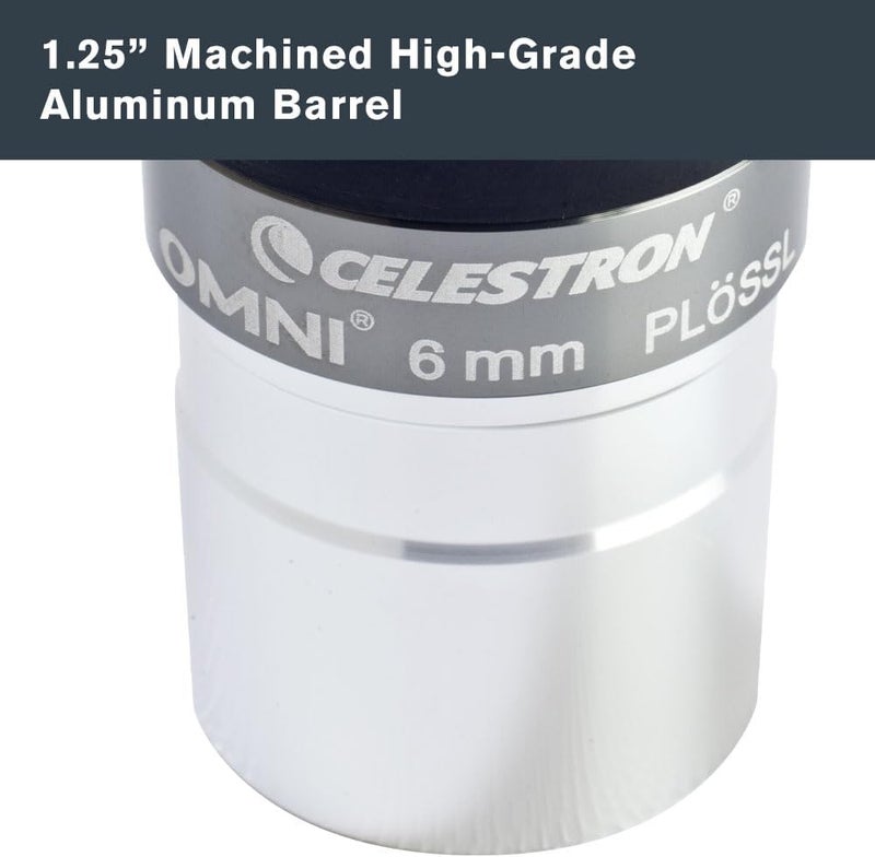 سلسترون عدسة مجهر Celestron 93317 من سلسلة Omni، قطر 1.25 بوصة (6 مم) - Image 5