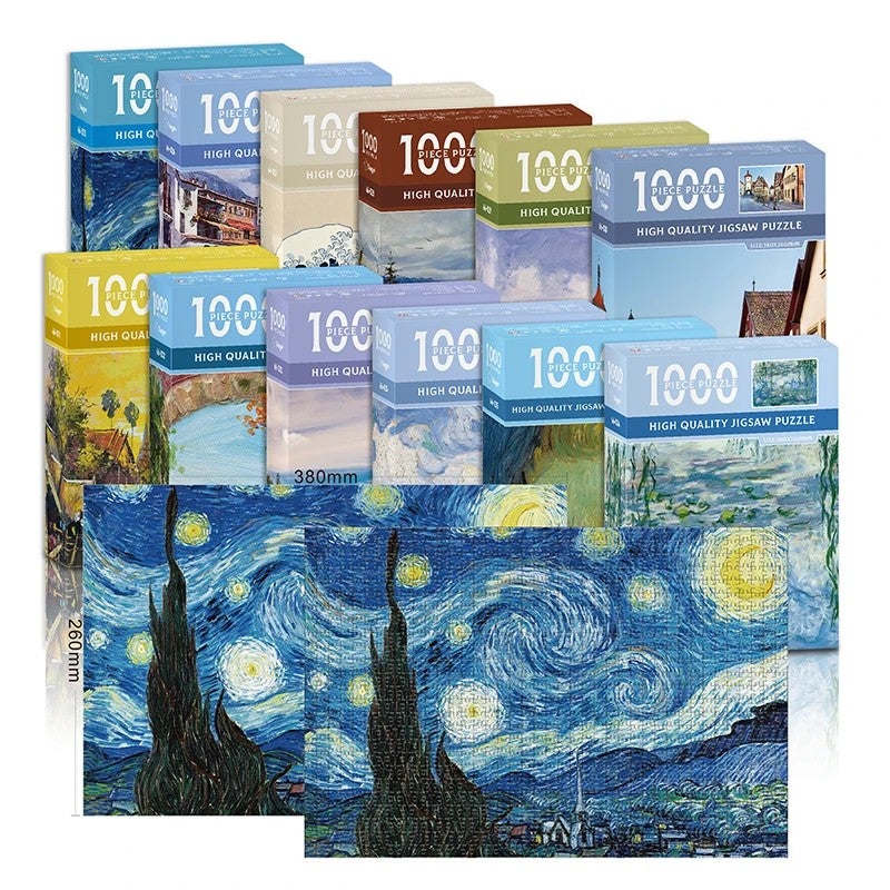 Bluejw Certified EN71 Adult Puzzle Paper Jigsaw Puzzles 1000 Pieces Educational  Paper Toys for Kids izable Size Print Gift - Image 4