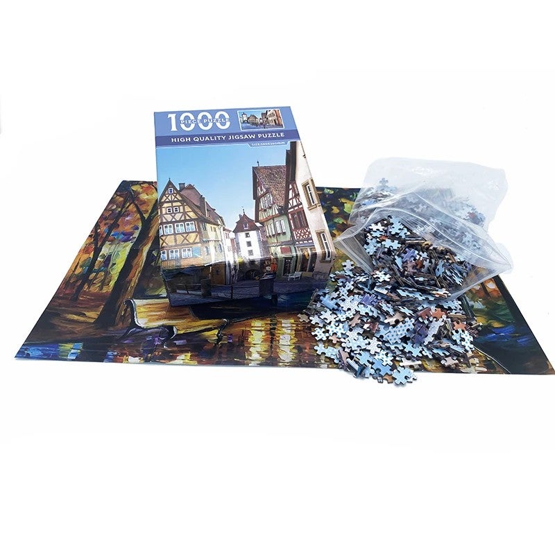 Bluejw Certified EN71 Adult Puzzle Paper Jigsaw Puzzles 1000 Pieces Educational  Paper Toys for Kids izable Size Print Gift - Image 3