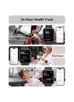 Generic Smart Watch, Men/Women Smartwatches for iPhone Android Phones, Alexa Built-in, Answer/Make Calls, 1.7'Fitness Watch with Heart Rate Sleep Monitor 60 Sports IP68 Waterproof Activity Trackers  - Image 2