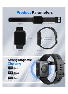 Generic Smart Watch, Men/Women Smartwatches for iPhone Android Phones, Alexa Built-in, Answer/Make Calls, 1.7'Fitness Watch with Heart Rate Sleep Monitor 60 Sports IP68 Waterproof Activity Trackers  - Image 5