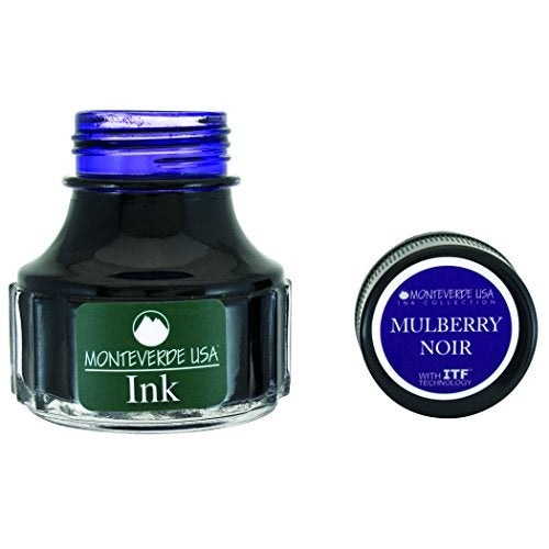 MONTEVERDE Bottle Ink, 90ml, Mulberry-Noir (G308UN) - Image 2