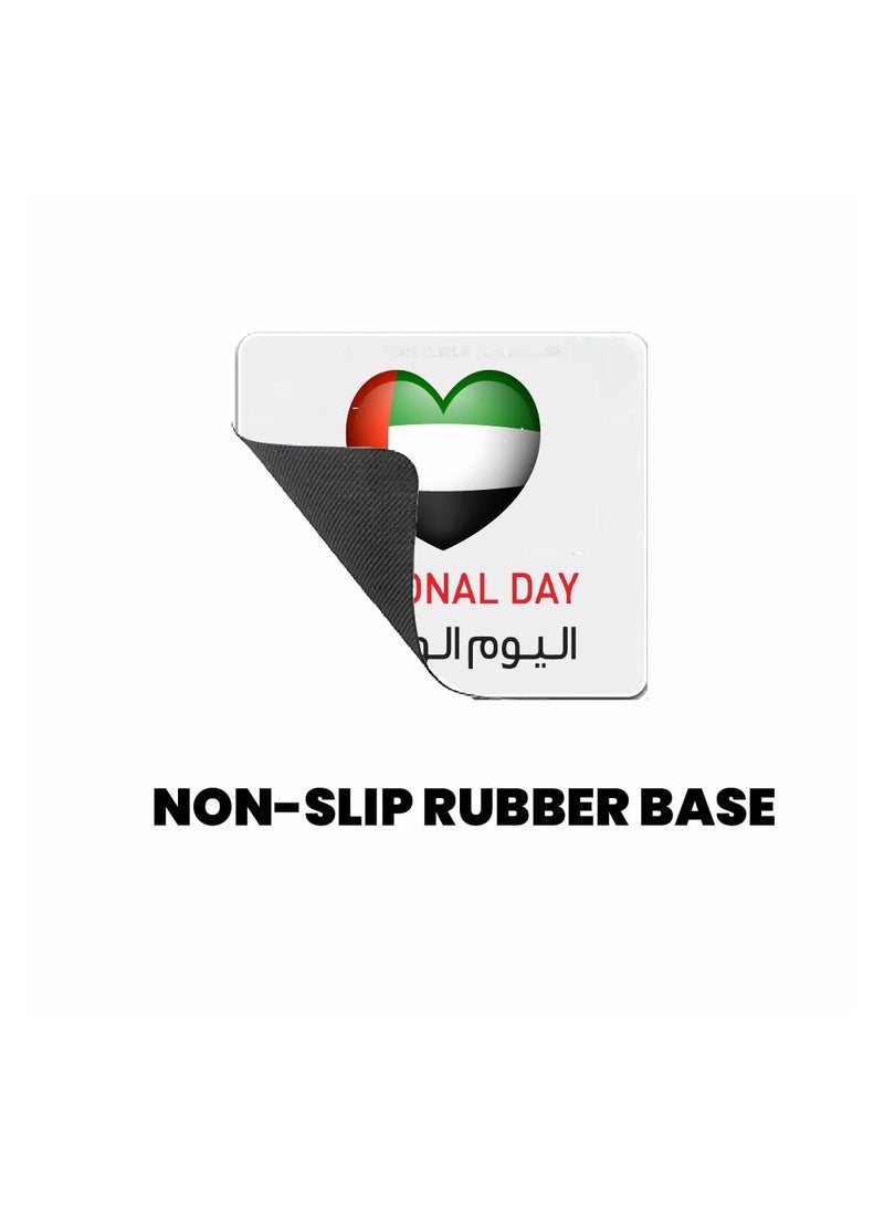 PRINTSHOP4ME Mouse pad with Printed theme design for Celebrating UAE  National Day or Flag day (Design 3) - Image 4