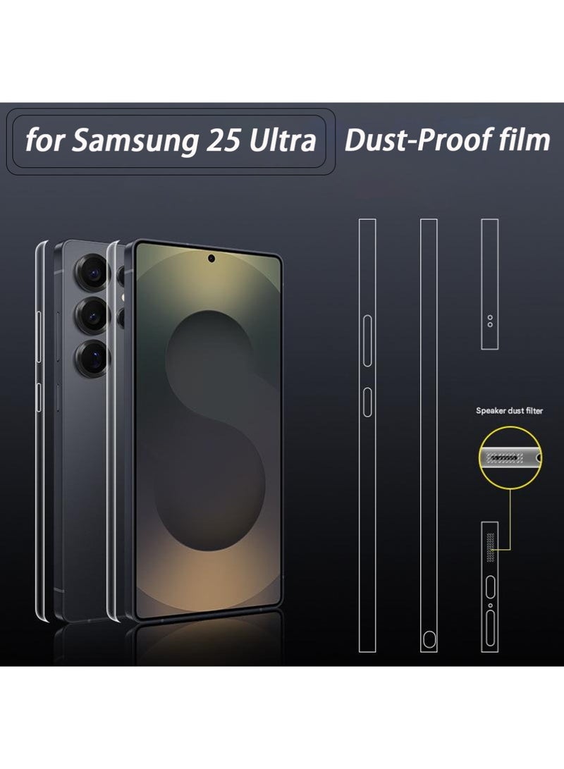 Samsung S25 Ultra Mobile Phone Side Clear Films, Flexible Soft Samsung S25 Ultra Protector Film, Scratch-resistant Clear Protective Film - Image 1
