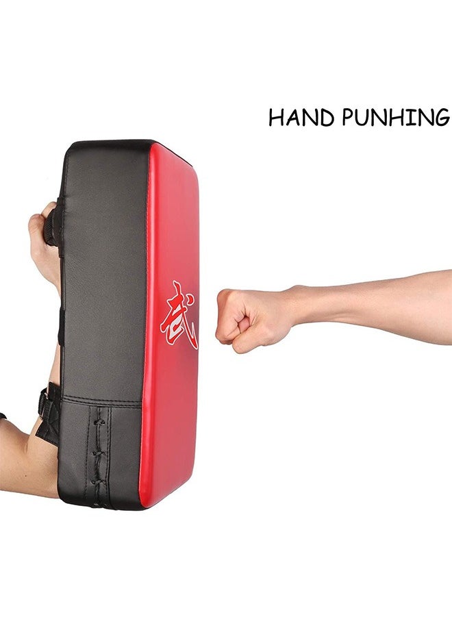Garlo Taekwondo Kick Pad ,Muay Thai Pads , Karate Kick Pads Kickboxing Training Pads Martial Arts Punching Pads Leather Strike Curved Kicking Shield.  - Image 5