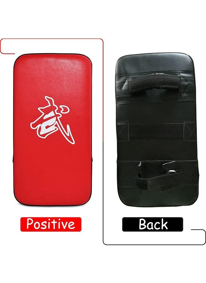 Garlo Taekwondo Kick Pad ,Muay Thai Pads , Karate Kick Pads Kickboxing Training Pads Martial Arts Punching Pads Leather Strike Curved Kicking Shield.  - Image 4