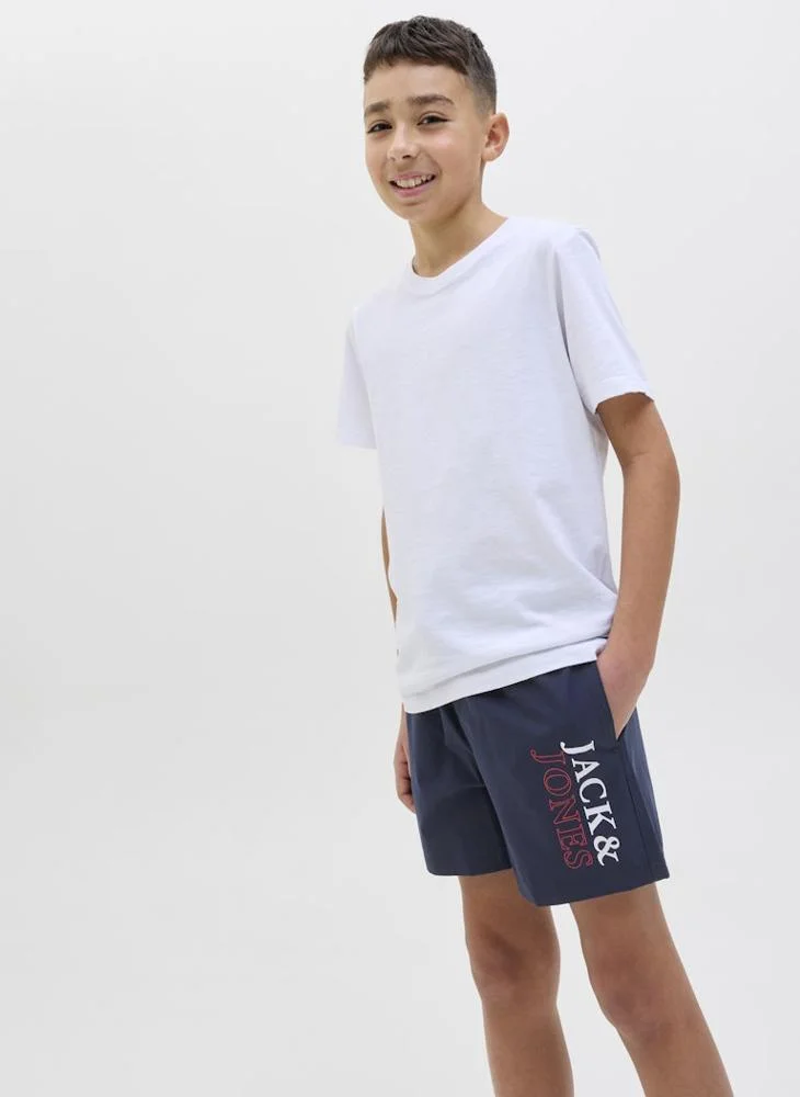 Jack & Jones Junior Kids Logo Swim Shorts