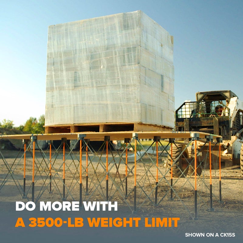 BORA Centipede Folding Work Bench Table for Garage, Heavy Duty Collapsible Portable Workbench, 2x4 Ft Construction Table, 36 Inch Height, 2500 Lb Capacity Comes with Carry Strap CT6 - Image 5