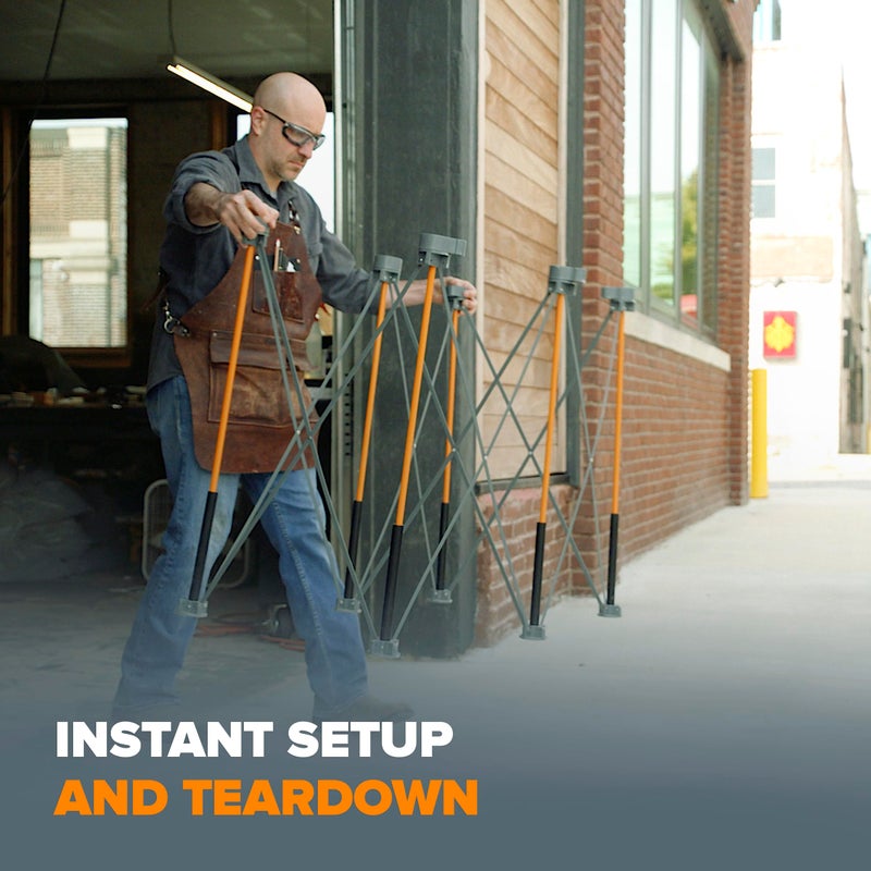 BORA Centipede Folding Work Bench Table for Garage, Heavy Duty Collapsible Portable Workbench, 2x4 Ft Construction Table, 36 Inch Height, 2500 Lb Capacity Comes with Carry Strap CT6 - Image 3