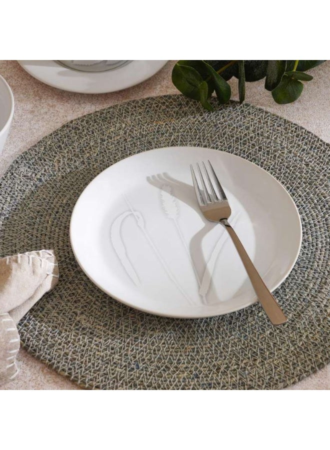 Pan Home Florian Stoneware Side Plate Dia21.5cm -White - 171TTD9900056 - Image 1