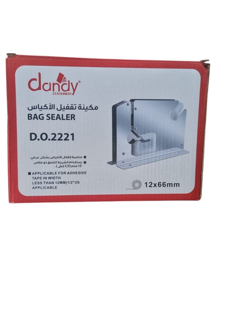 DANDY Sealing Machine Closes Bags with Plastic Bag Sealer And Adhesive Tape Dispenser - Image 1