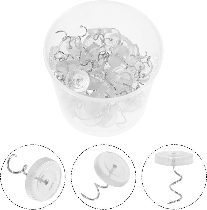 50pcs Spiral Sofa Nails Pins for Bed Sheet and Upholstery Fixing, Anti-Slip Furniture Tacks for Sofa Cushions and Mattress Stabilizing - Image 5
