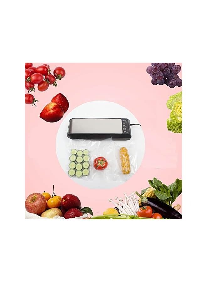vesus Sealer Machine, 5 In 1 Automatic Vacuum Sealing Machine With 10 Free Sealing Bags, Dry & Moist Modes, Easy To Clean, For Meat Or Wet Food In Home Kitchen,Compact Portable Design  - Image 2