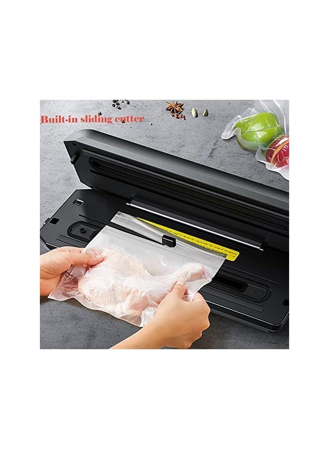 vesus Sealer Machine, 5 In 1 Automatic Vacuum Sealing Machine With 10 Free Sealing Bags, Dry & Moist Modes, Easy To Clean, For Meat Or Wet Food In Home Kitchen,Compact Portable Design  - Image 4
