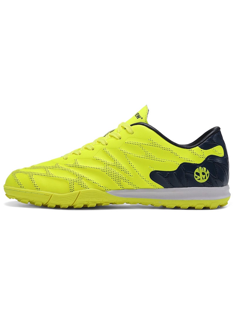 سكاي فيو أحذية كرة قدم للرجال والنساء، أحذية كرة قدم خارجية برباط، أحذية مانعة للانزلاق، مسامير IC/IN، أحذية رياضية واسعة للتدريب - Image 2