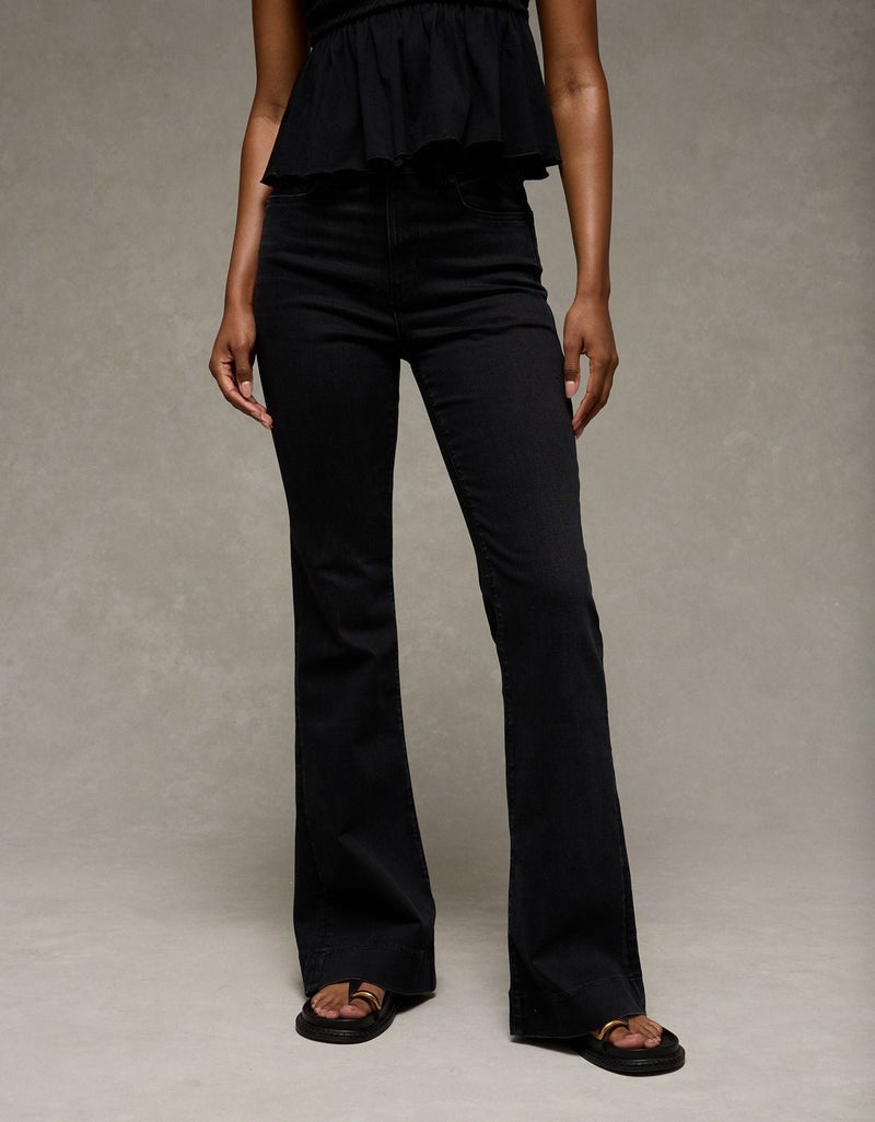 American Eagle AE Next Level Super High-Waisted Flare Jean - Image 1