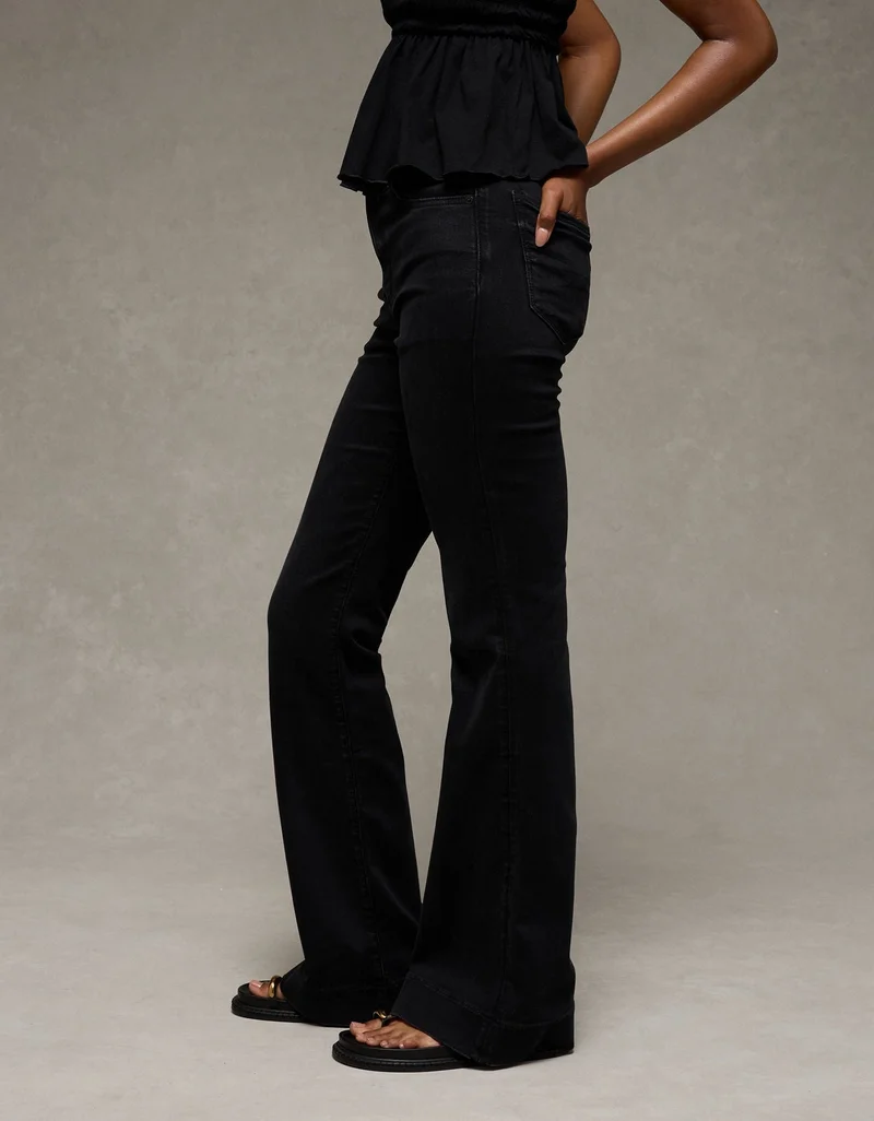 American Eagle  AE Next Level Super High-Waisted Flare Jean for Women | Best Price UAE