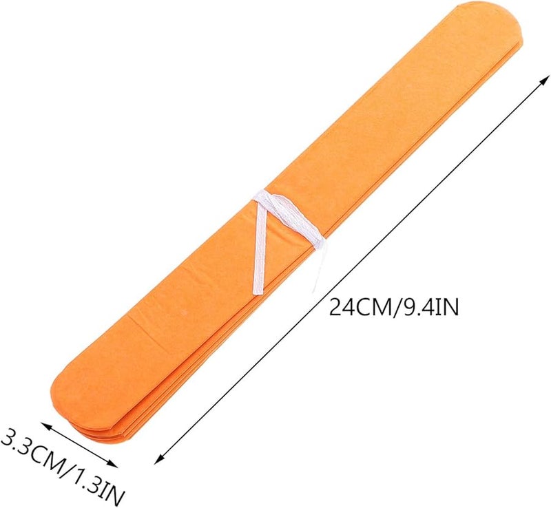 Hemobllo 15 قطعة من كرات الزينة الورقية القابلة لإعادة الاستخدام باللون الوردي والبرتقالي والعاجي كرات زهرية لتزيين حفلات الزفاف والمناسبات - Image 3