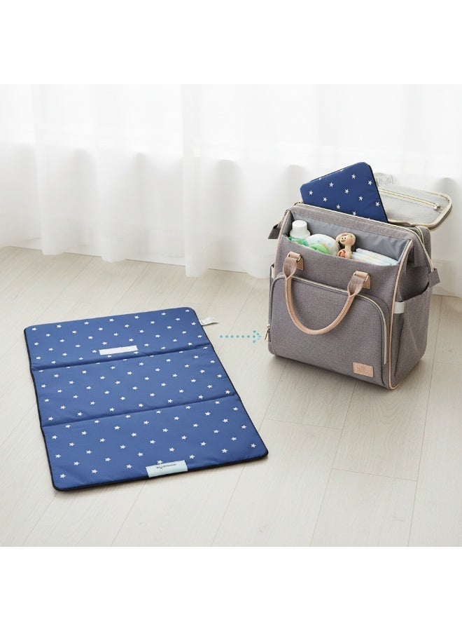 Mamas One Travel Changing Mat - Navy, Stars