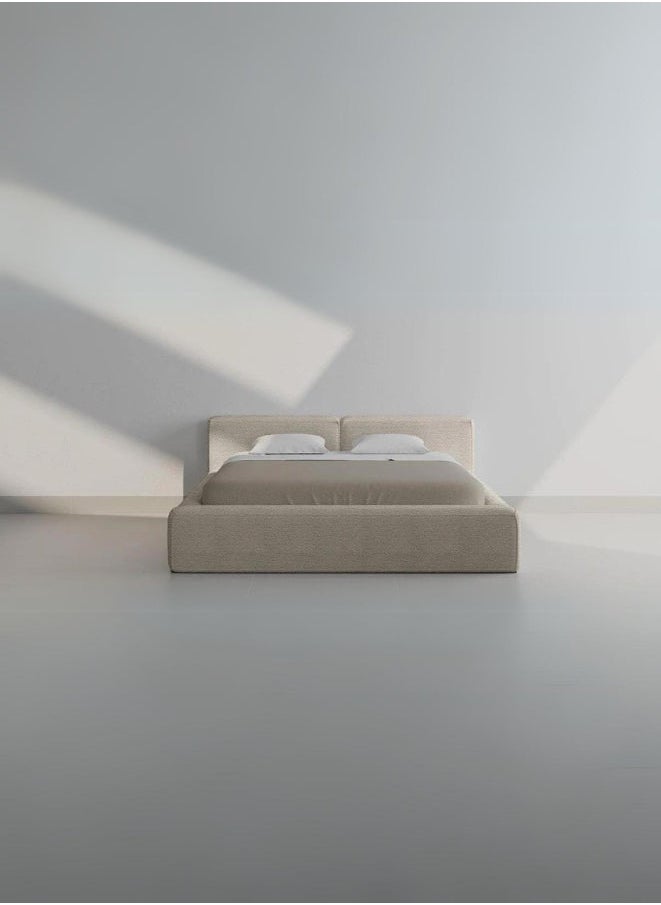 Bed and Mattress Zone Derrel Coco Bed 200x200 Super King Size Beige Color 