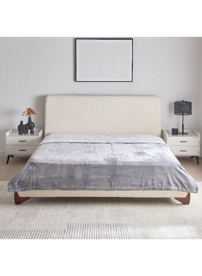 Home Box بطانية كينغ مزدوجة الطبقة من سنغسوفا الفانيلا 220 × 240 سم - Image 5