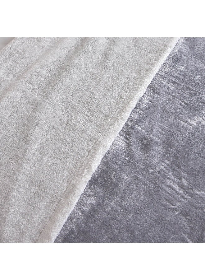 Home Box بطانية كينغ مزدوجة الطبقة من سنغسوفا الفانيلا 220 × 240 سم - Image 4