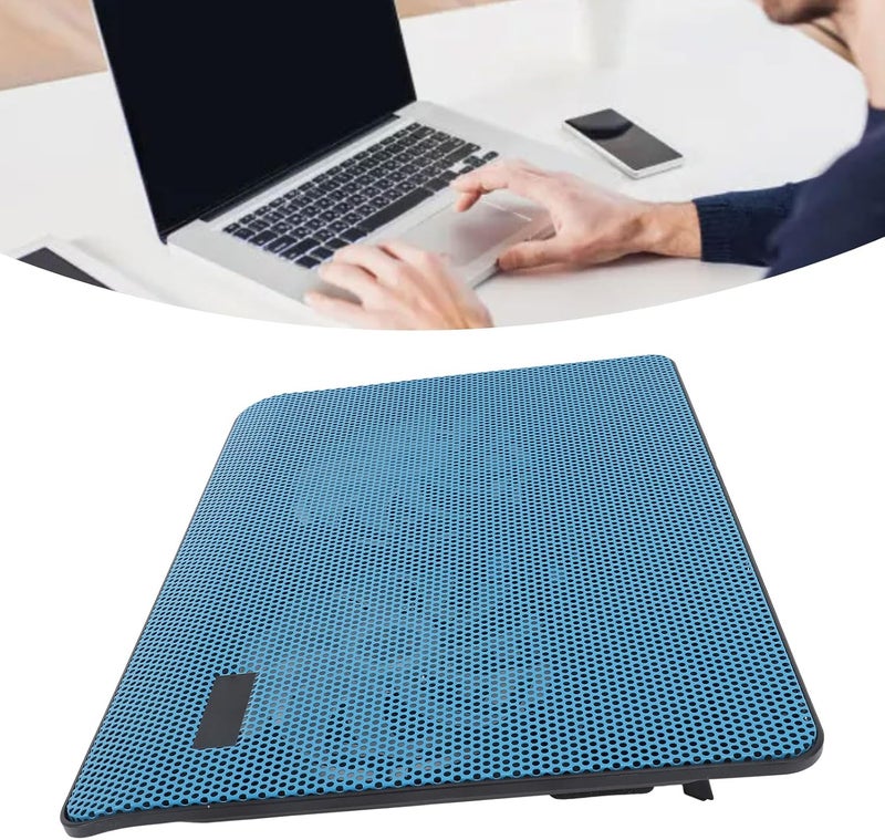 SUNGOOYUE Laptop Cooling Pad, Dual High Performance Fans 15dB Quiet Ergonomic Adjustable Stand Premium Metal Mesh 1.5mm Aperture,for 17 Inch Laptop - Image 2