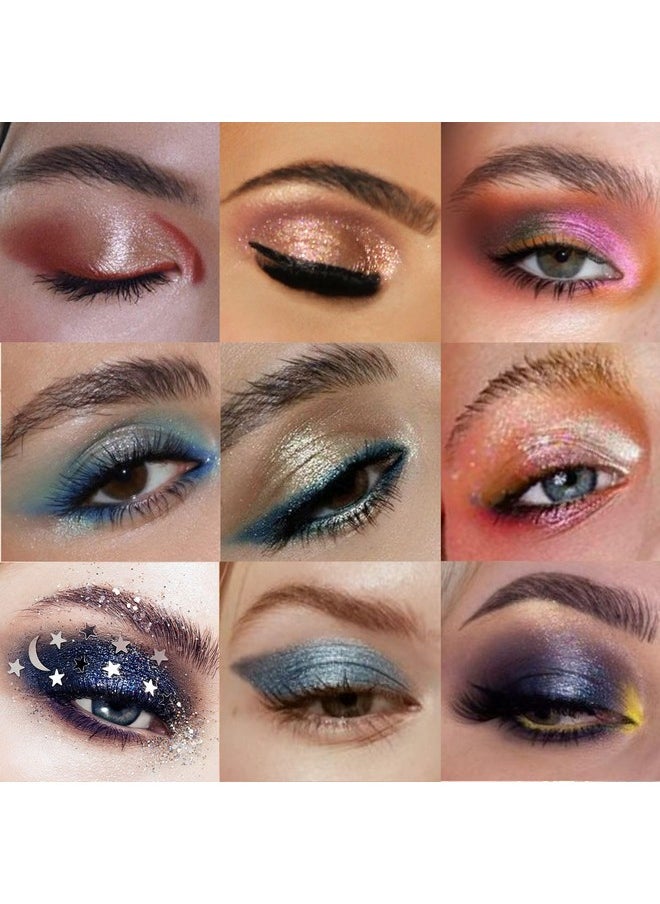 Tintark - Galactic Assemble Eyeshadow Palette 14 Colors Metallic Shimmer Glitter Eye Shadow Pallet Highly Pigmented Galaxy Eye Makeup Palette Create Space Like Eye Looks Vegan & Talc Free - Image 1