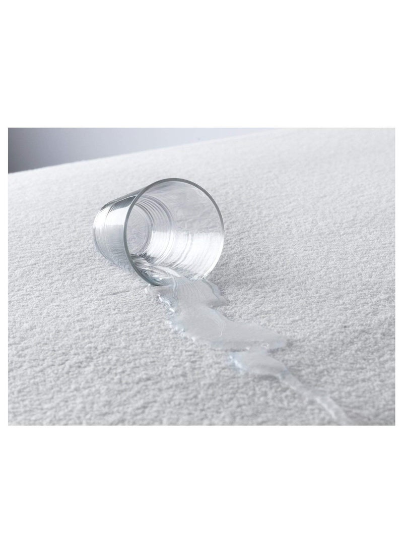 KANUSHI KANUSHI Industries 100 Cotton Water Resistant Pillow Protector Set of 2 White  - Image 2