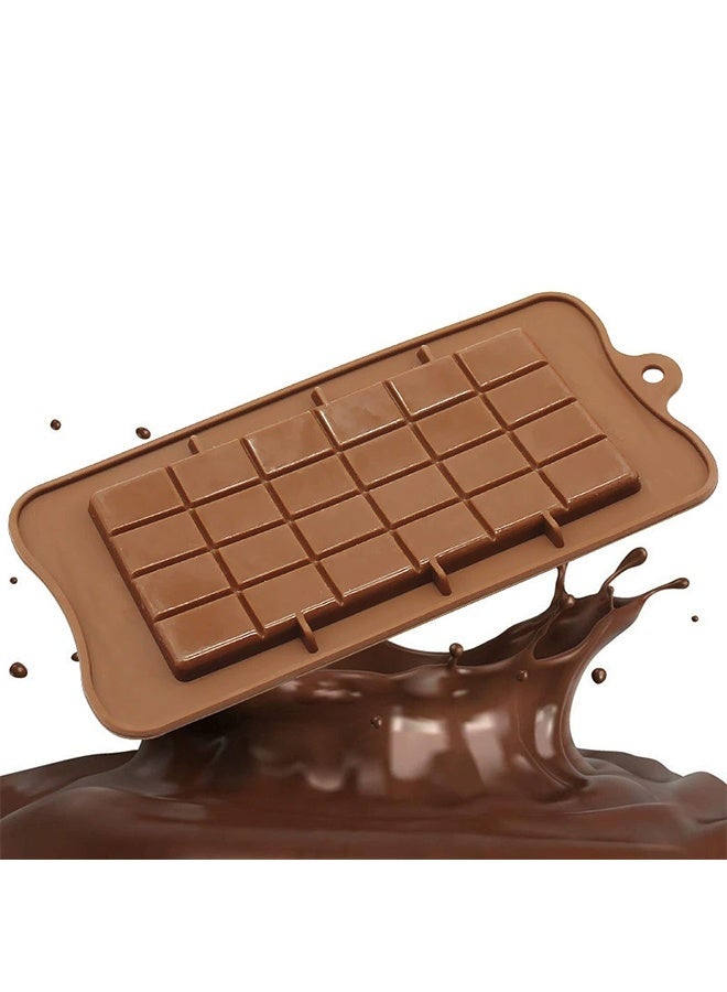 3 قطع قوالب كعكة الشوكولاتة بالشوكولاتة بني 22.5x10.8 سم - Image 3