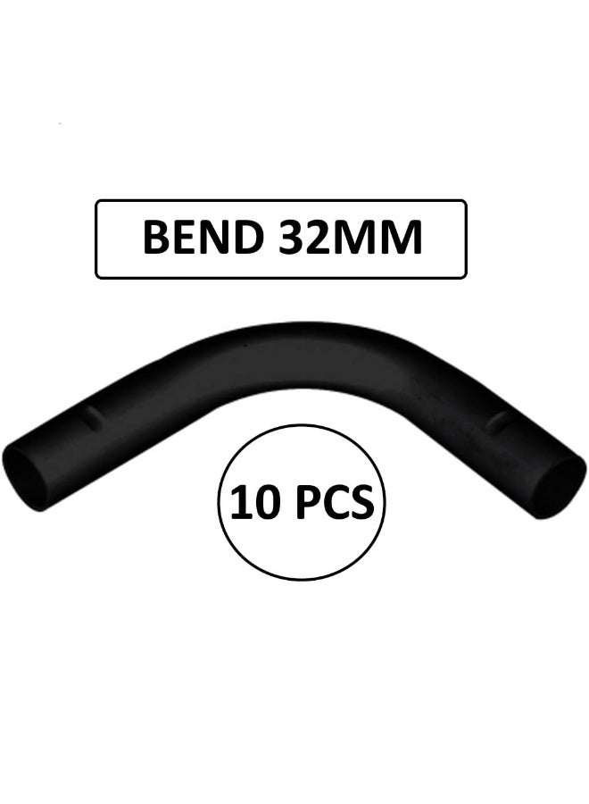 Biella Beilla Pack Of 10 Pvc Electrical Conduit Pipe And Fittings Durable Corrosion-Resistant Solution For Indoor And Outdoor Electrical Wiring And Cabling Bend 32Mm - Image 2