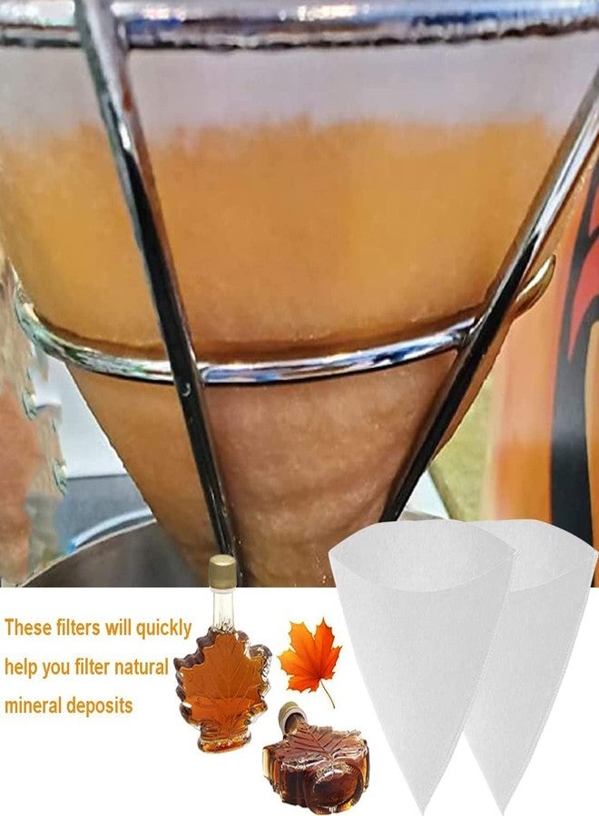 PKEAFC 11 Pieces Maple Syrup Filter Set, 1Qt Reusable Premium Food Grade Filters Cone Filter - Image 5