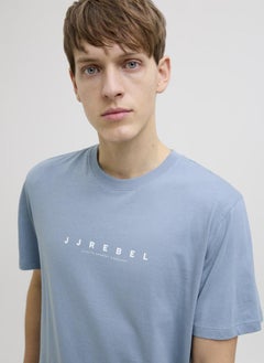 JJ Rebel Jrebrocky Logo Crew Neck T-Shirt  - Image 3