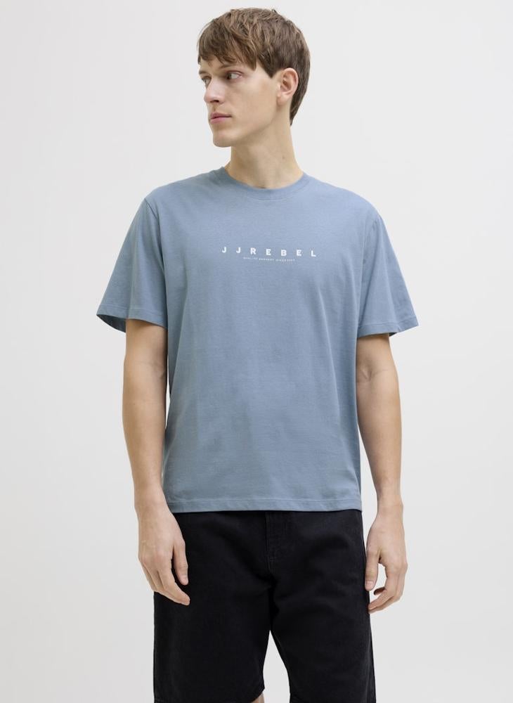 JJ Rebel Jrebrocky Logo Crew Neck T-Shirt  - Image 1