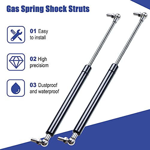 Hurotoms 15" 120Lbs/533N Lift Support Gas Spring Struts Shocks Lid Stay for RV Bed Window Tool Box Trap Door Tonneau Cover Floor Hatch or Heavy Duty Equipment - Image 5