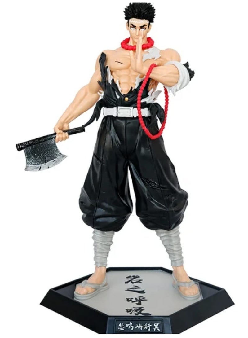 Banpresto Action figure of Gyomei Himejima, the Stone Hashira from the anime series Demon Slayer: Kimetsu no Yaiba. It is part of the Banpresto Demon Slayer: Kimetsu no Yaiba Vol. 17 figure series. - Image 1