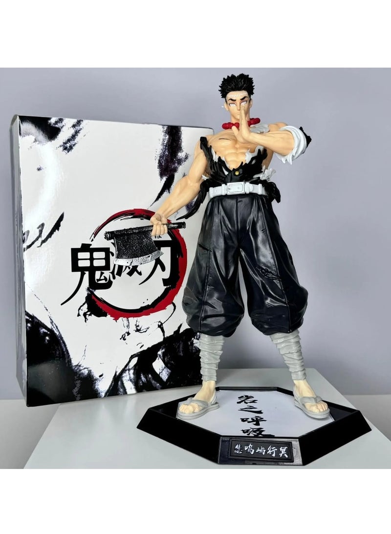 Banpresto Action figure of Gyomei Himejima, the Stone Hashira from the anime series Demon Slayer: Kimetsu no Yaiba. It is part of the Banpresto Demon Slayer: Kimetsu no Yaiba Vol. 17 figure series. - Image 4