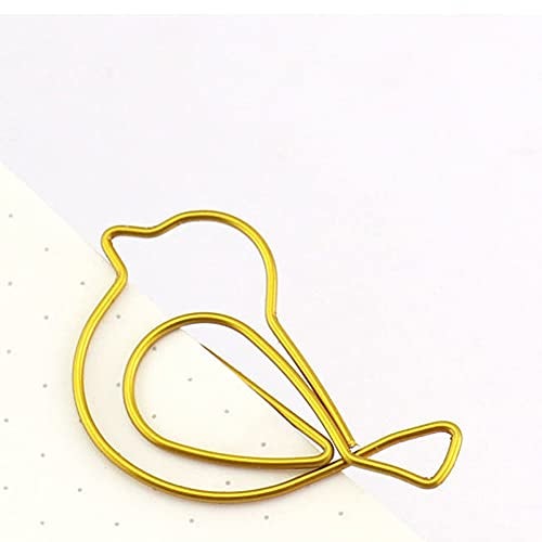 JruiZhp 30Pcs Cute Bird Paper Clip JruiZhp Creative Decoration - Suitable for Home, School, and Office Use - Stationery Paper Clip and Binder (Design A) - Image 3