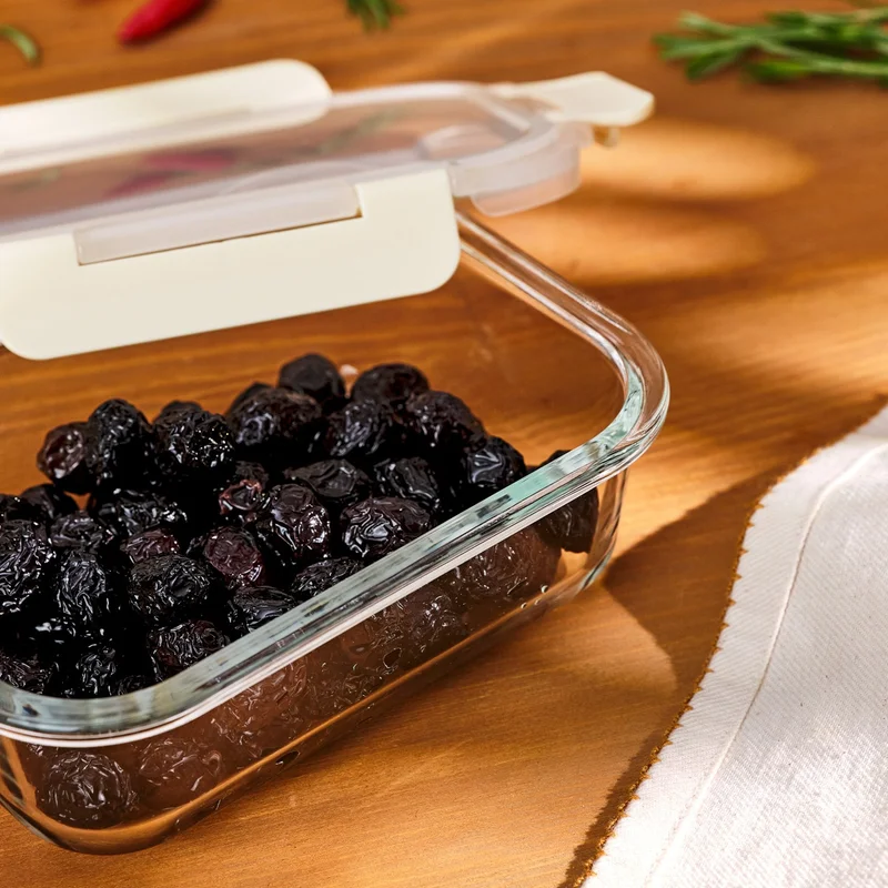 إمسان Soft 1050 ml Borosilicate Storage Container